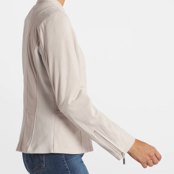 МО-КА Ebele Faux Suede‎ Jacket Grey L STITCH FIX NWT - Picture 3 of 7